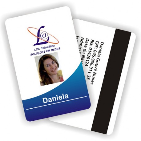 Cartão de PVC 85x55mm