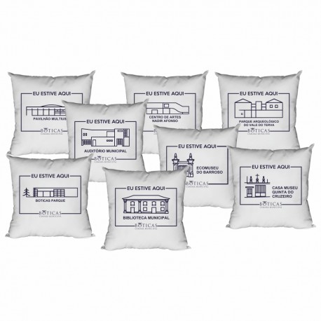 Almofada "Eu Estive Aqui"