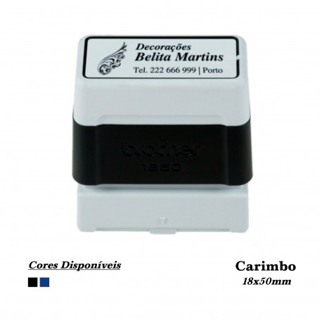 Carimbo Autotintado Retangular