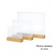 Rectangular Wood Menu Card