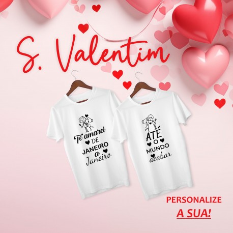 T-shirt dia dos namorados