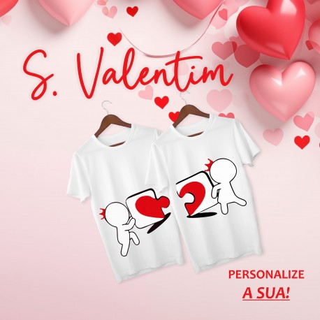 T-shirt dia dos namorados