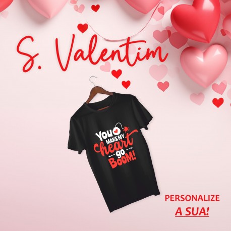 T-shirt dia dos namorados