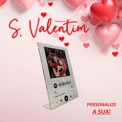 Placa de Acrílico Dia dos Namorados