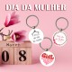 Porta-chaves Dia da Mulher