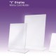 "L" Display Menu Card