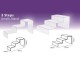 3 steps acrylic stands