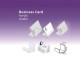 Business card acrylic holder