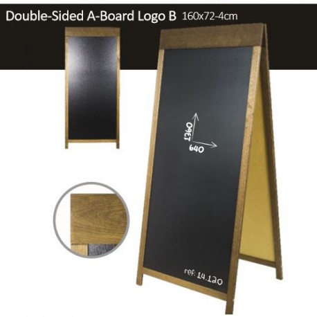 Double-Sided A-board Logo B