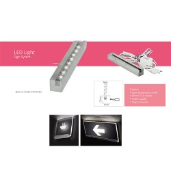 Led light sign system